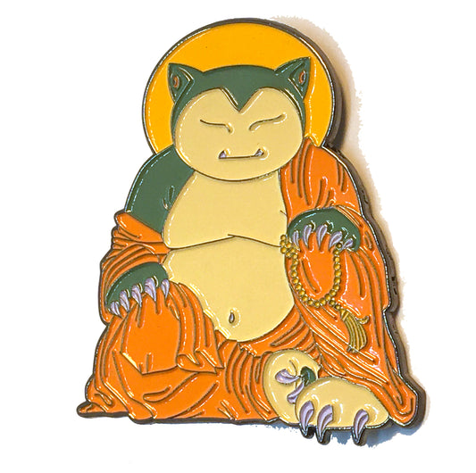 Zen Snorlax Pin