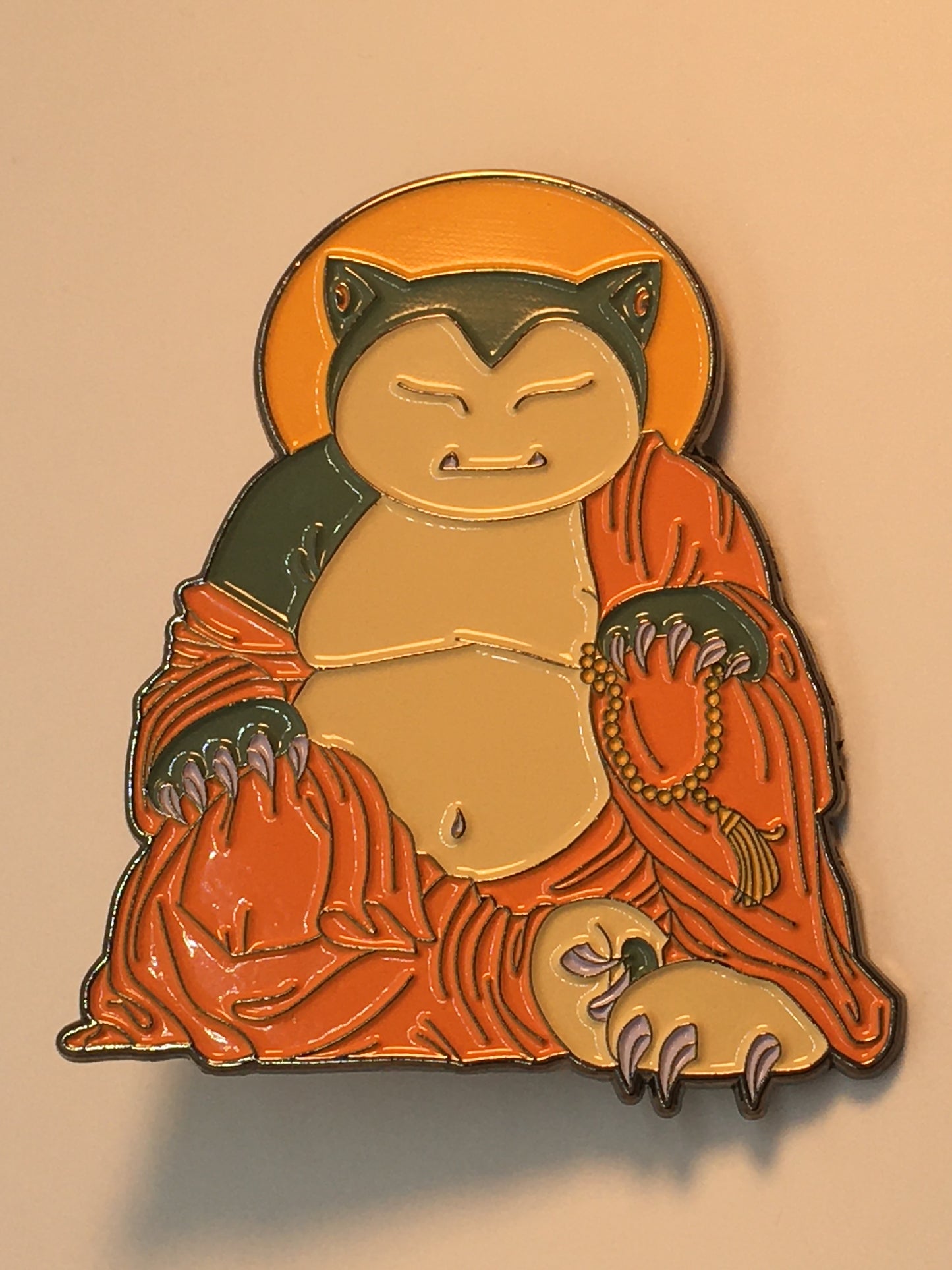 Zen Snorlax Pin