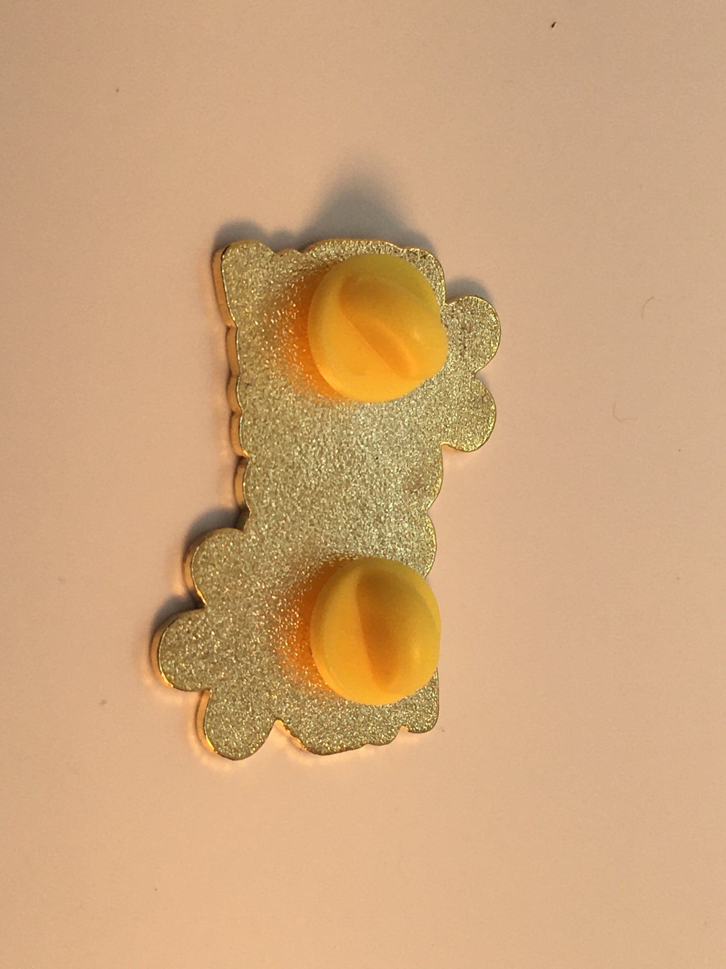 Drop Acid Not Bombs Flowers Golden Pin