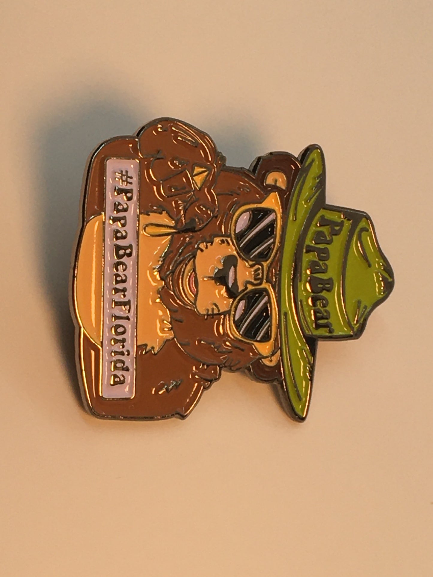 Papa Bear Florida Pin