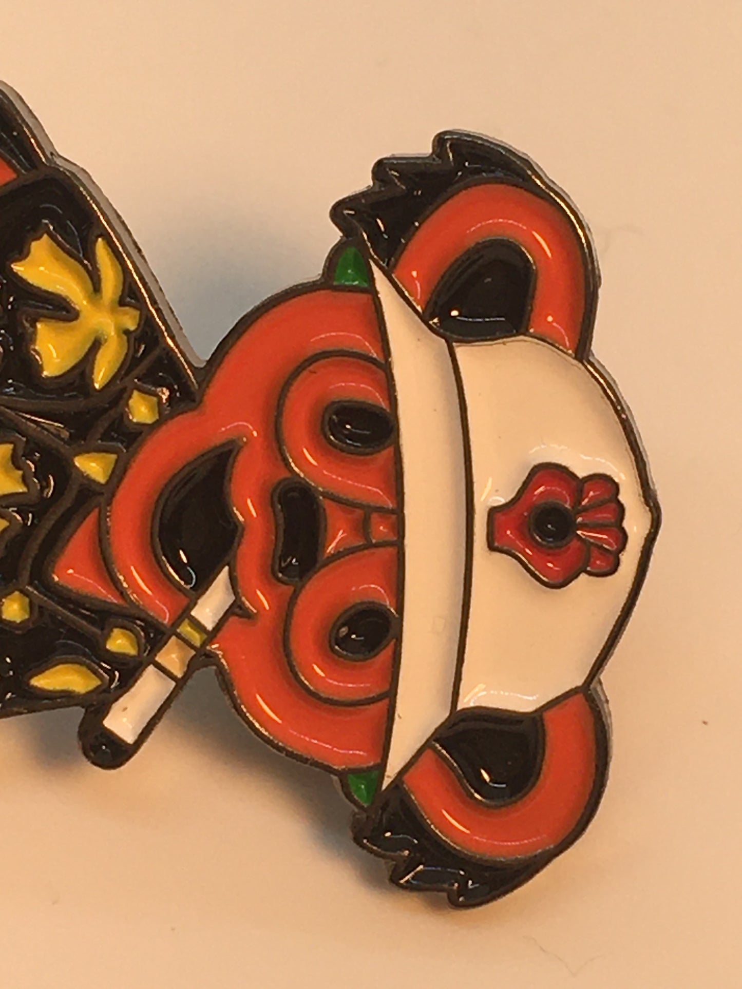 Hunter S Thompson Grateful Bear Pin