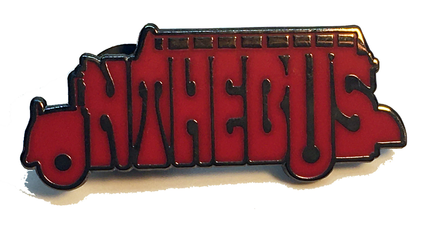 On The Bus Red Bus Pin