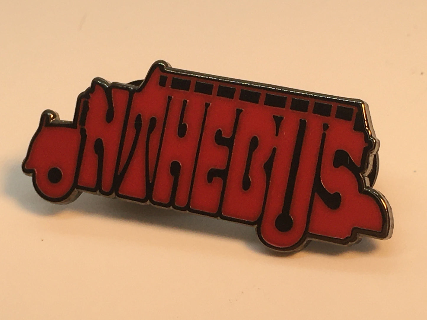 On The Bus Red Bus Pin