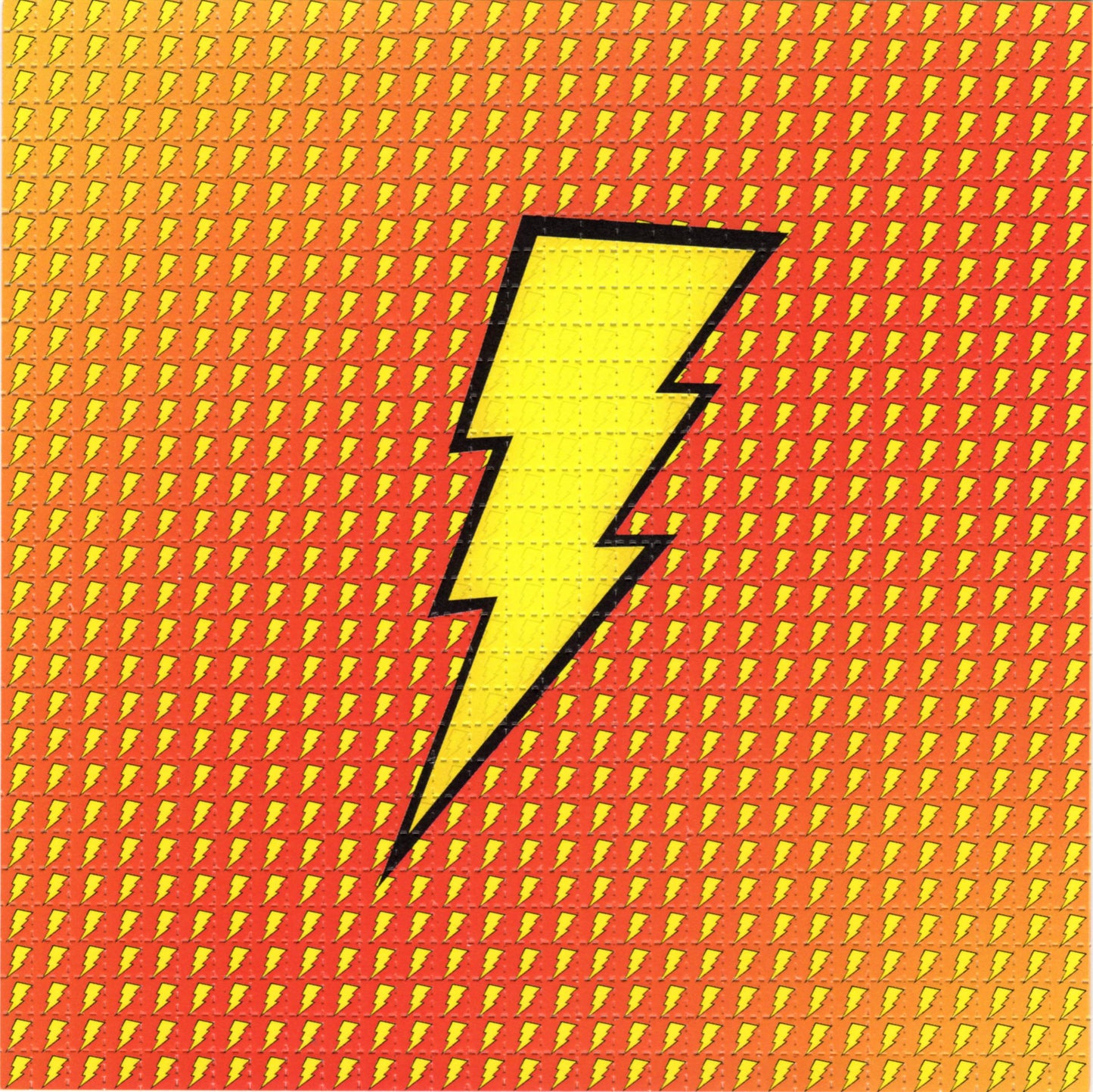 Lighting Bolt LSD blotter art print
