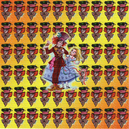 Mad Hatter Alice DanceLSD blotter art print