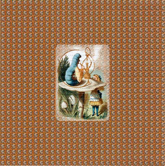 Eat Me Alice LSD blotter art print