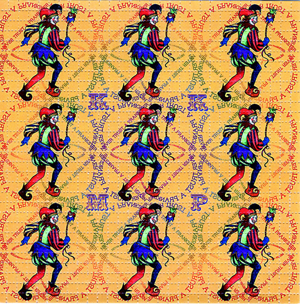 Never Trust A Merry Prankster LSD blotter art print