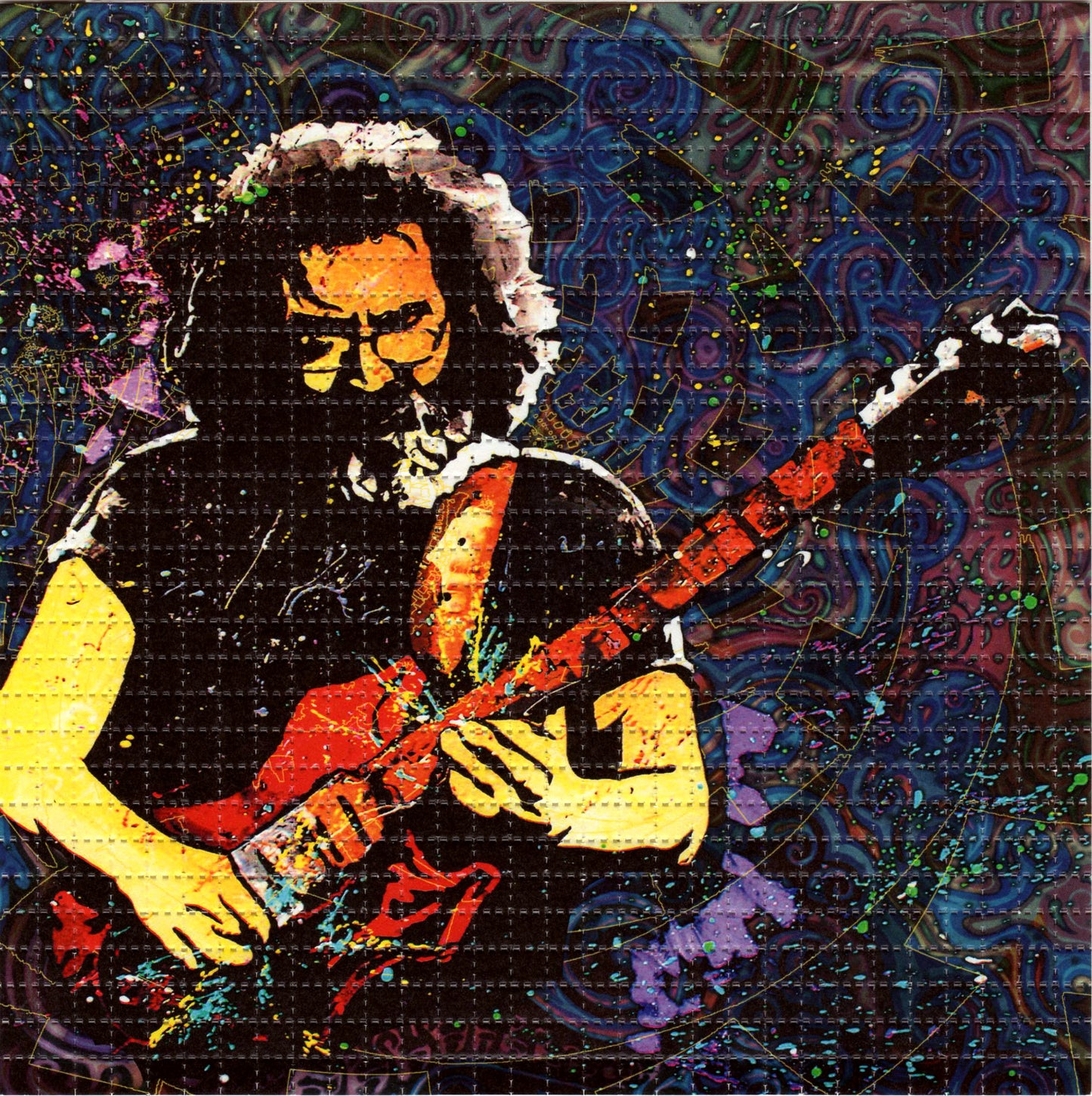 Jerry in Space LSD blotter art print