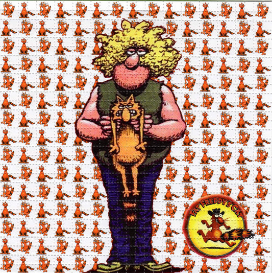 Fat Freddy's Cat LSD blotter art print