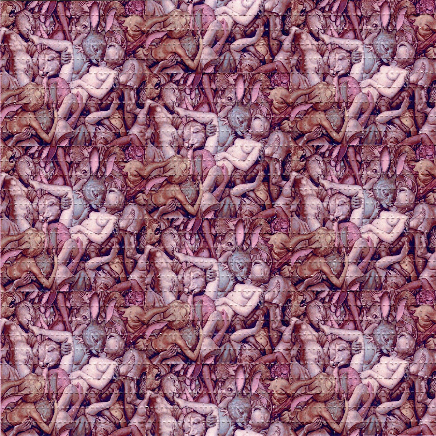 Bunny Love LSD blotter art print
