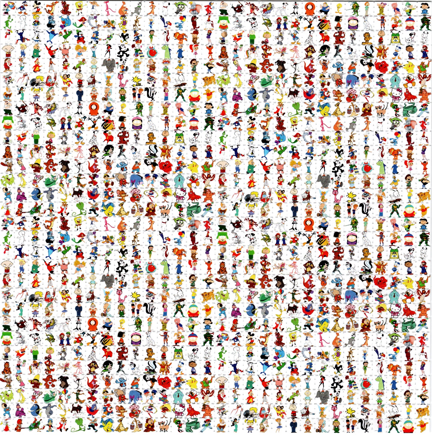 900 Classic Toons LSD blotter art print