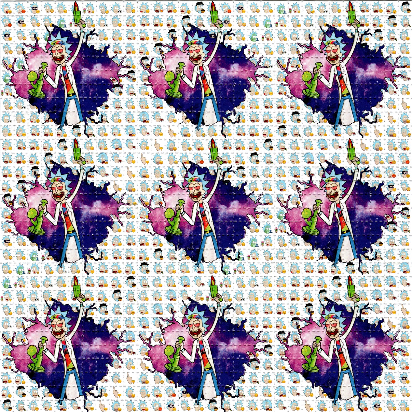 R&M Bong X9 LSD blotter art print