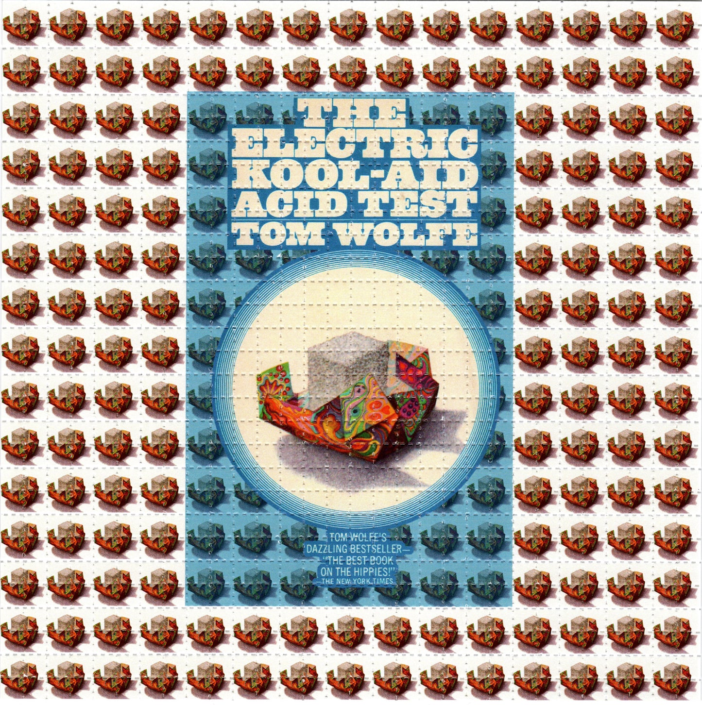 Electric Kool-Aid  Cube Book LSD blotter art print