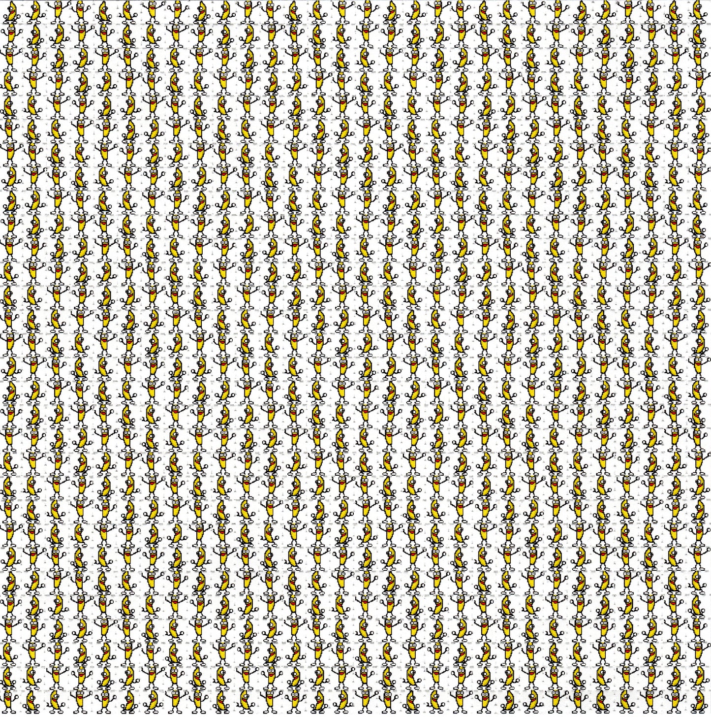 Banana Dance LSD blotter art print