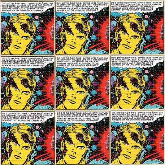 Cosmos vs College LSD blotter art print