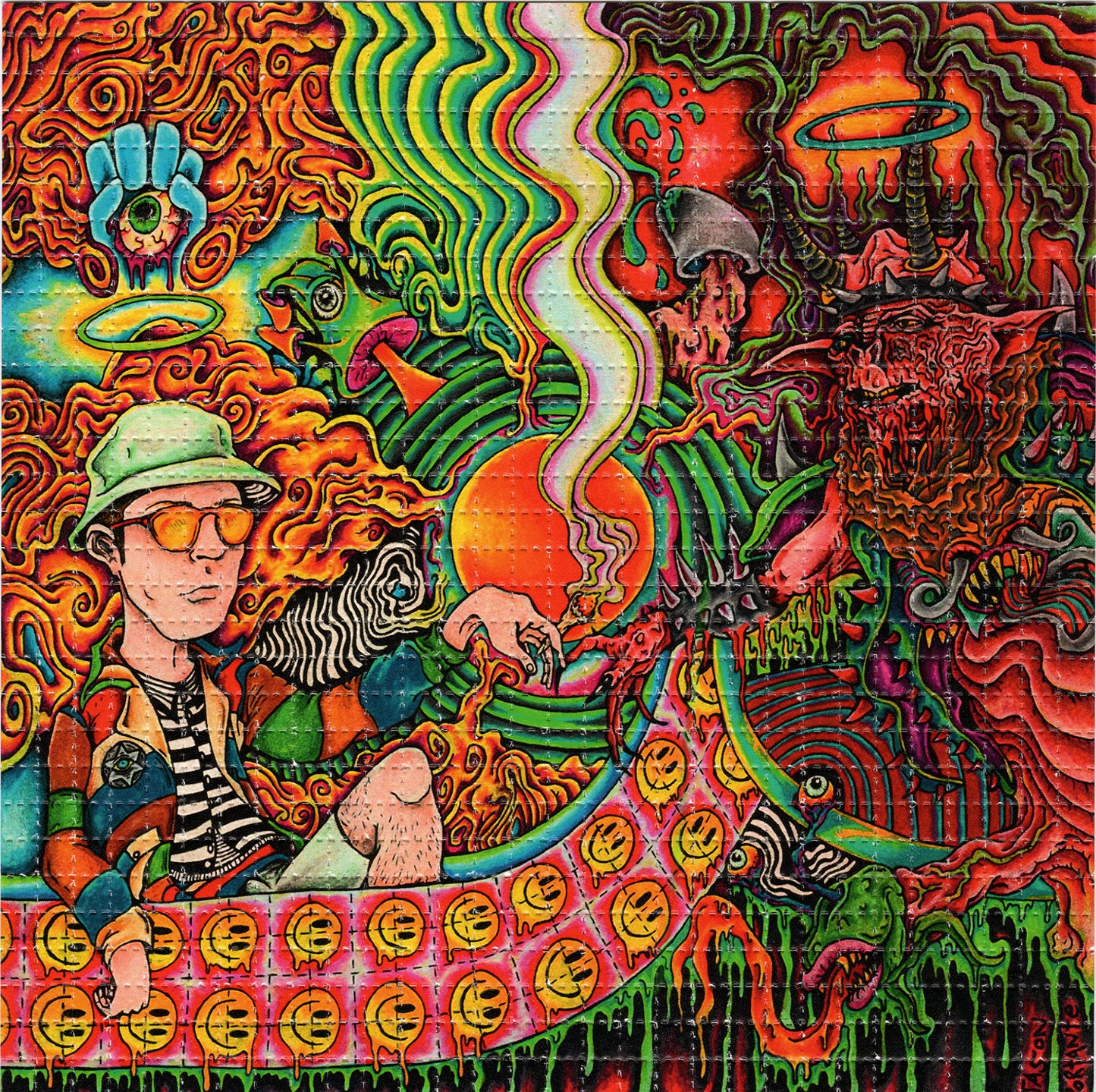 Gwar and Loathing by Jason Portante Signed Limited Edition LSD blotter art print