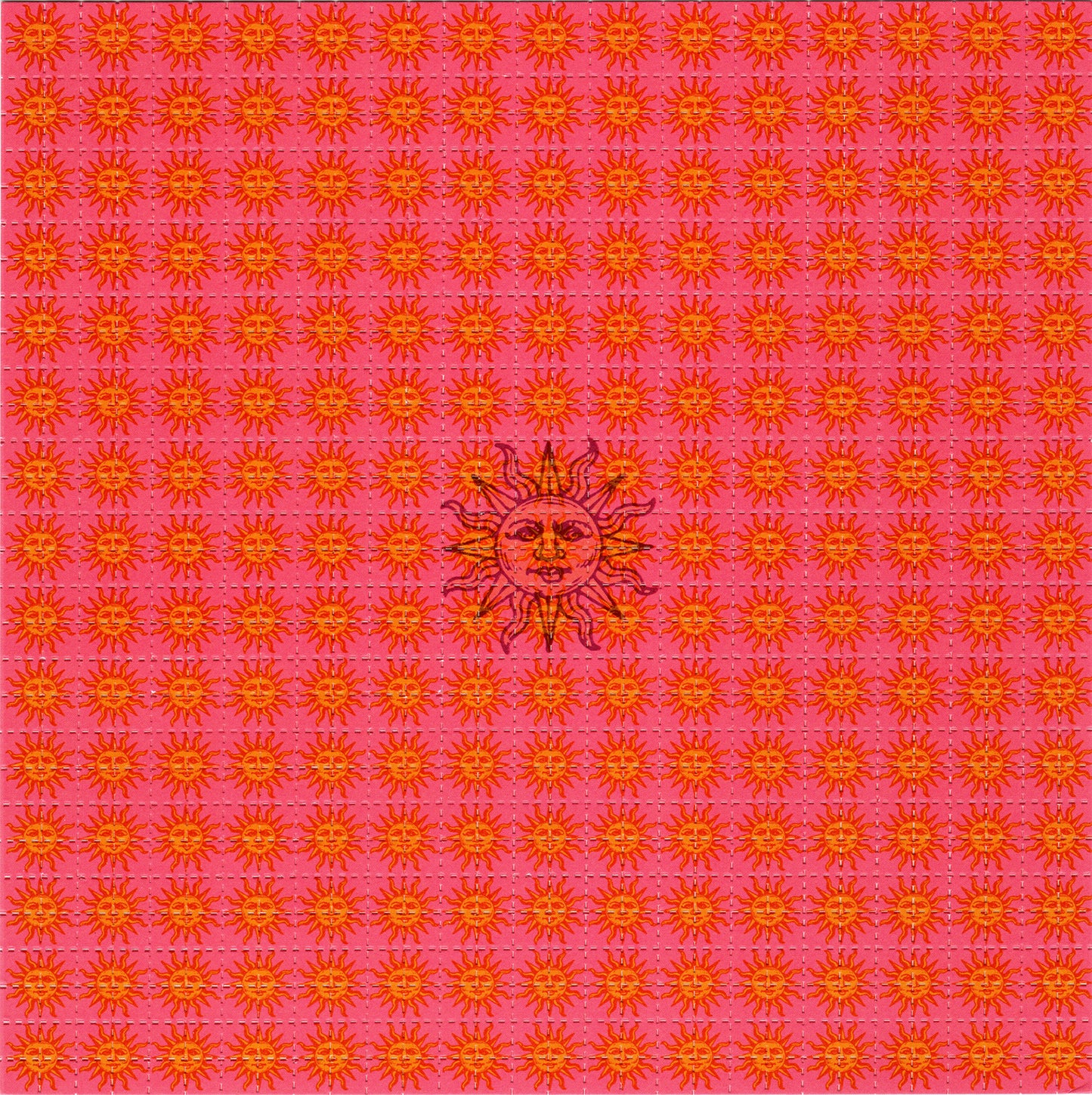 Pink Sunshine LSD blotter art print
