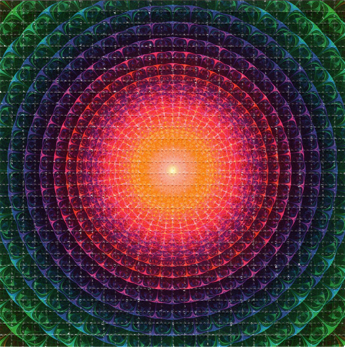 Psychofield 3 by Yantrart SIGNED Limited Edition LSD blotter art print