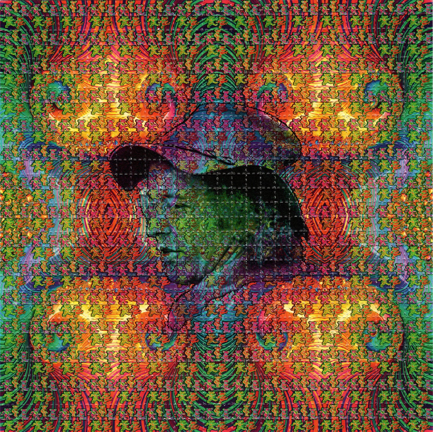 Owsley Stanley Bears by Brandon Bennett SIGNED Limited Edition LSD blotter art print