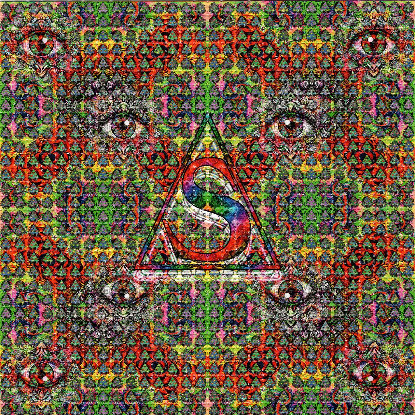 Sandoz by Brandon Bennett SIGNED Limited Edition LSD blotter art print