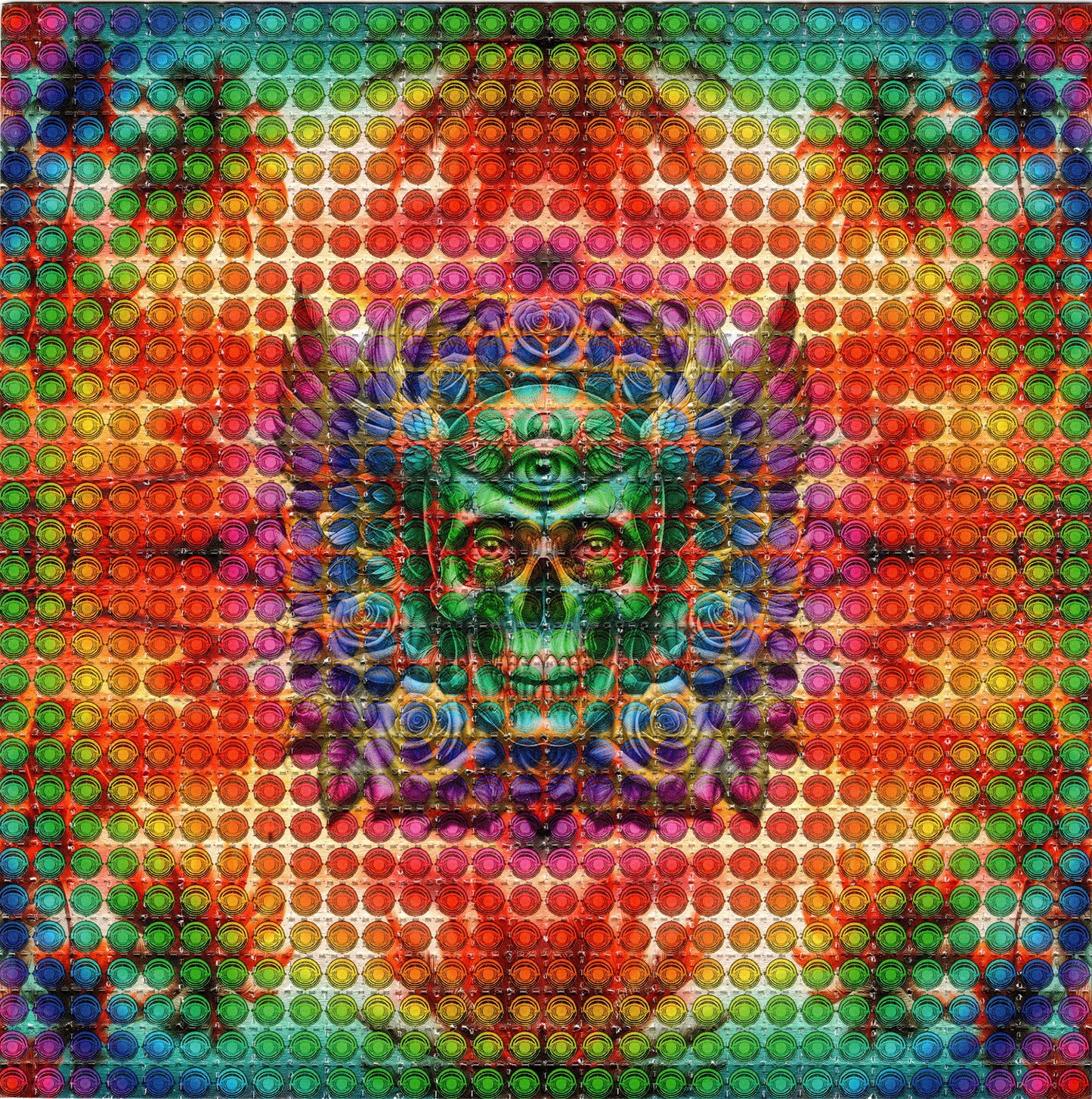 Skull Eyes by Brandon Bennett SIGNED Limited Edition LSD blotter art print