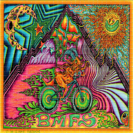 BMFS Billy Strings Goat Ride by Jason Portante Signed Limited Edition LSD blotter art print