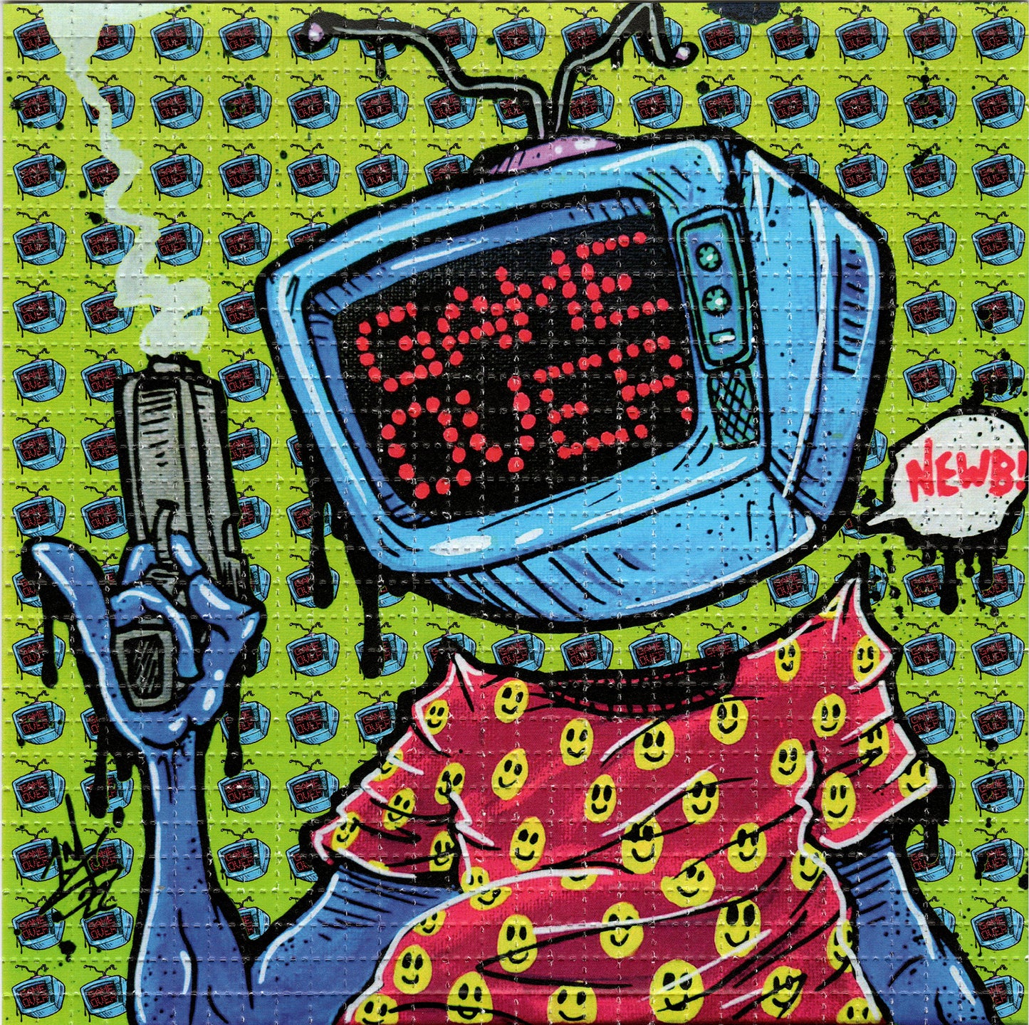 Game Over by Jay Sween SIGNED Limited Edition LSD blotter art print