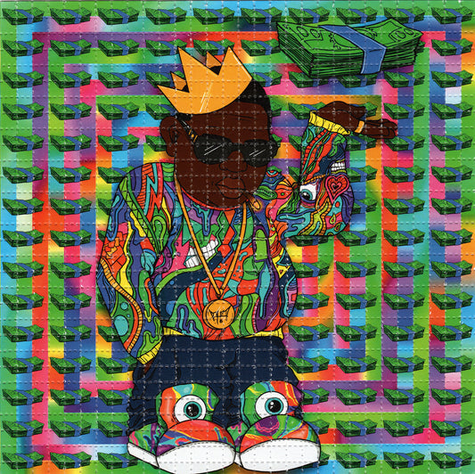 Biggie by Aaron Brooks - ABrooks Art SIGNED by Aaron Limited Edition LSD blotter art print