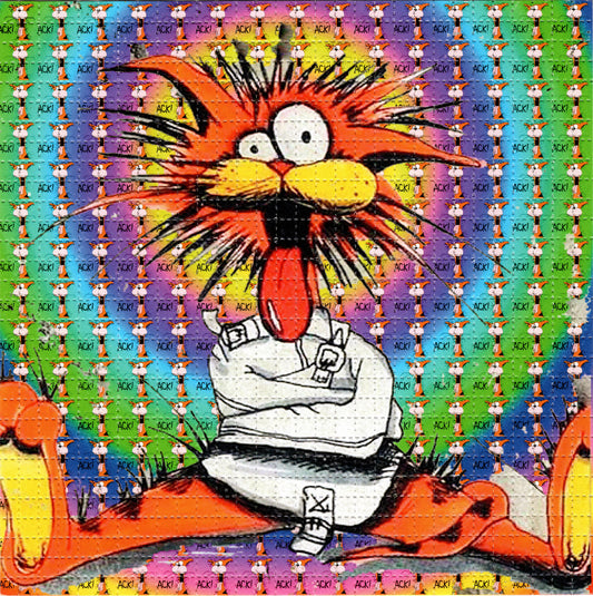 Bill The Cat LSD blotter art print