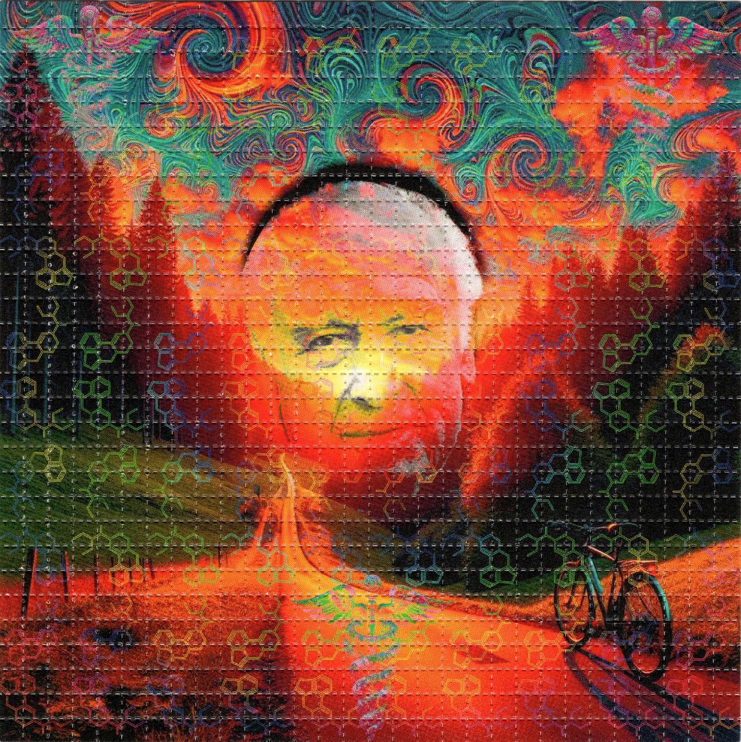 Hofmann Sunrise by Brandon Bennett SIGNED Limited Edition LSD blotter art print