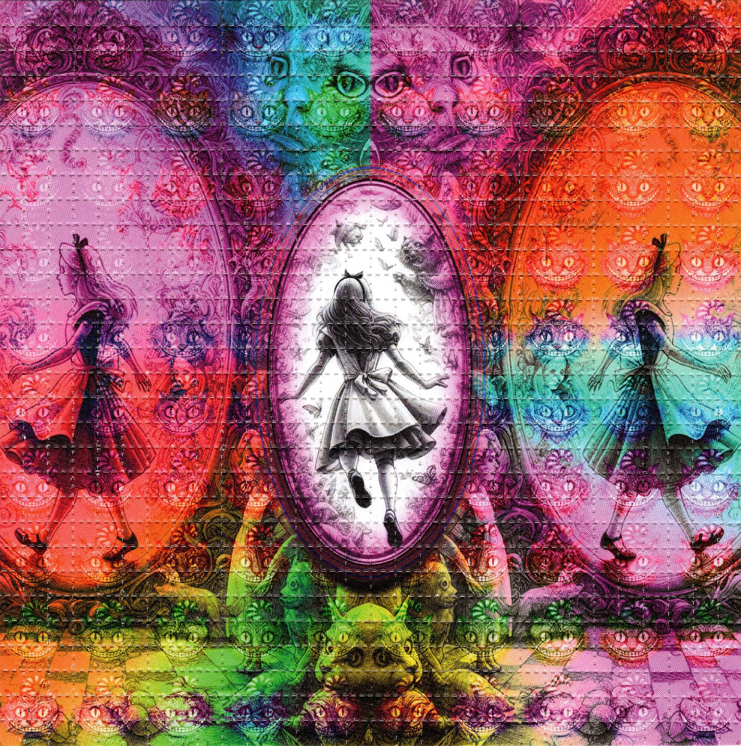 Looking Glass by Brandon Bennett SIGNED Limited Edition LSD blotter art print