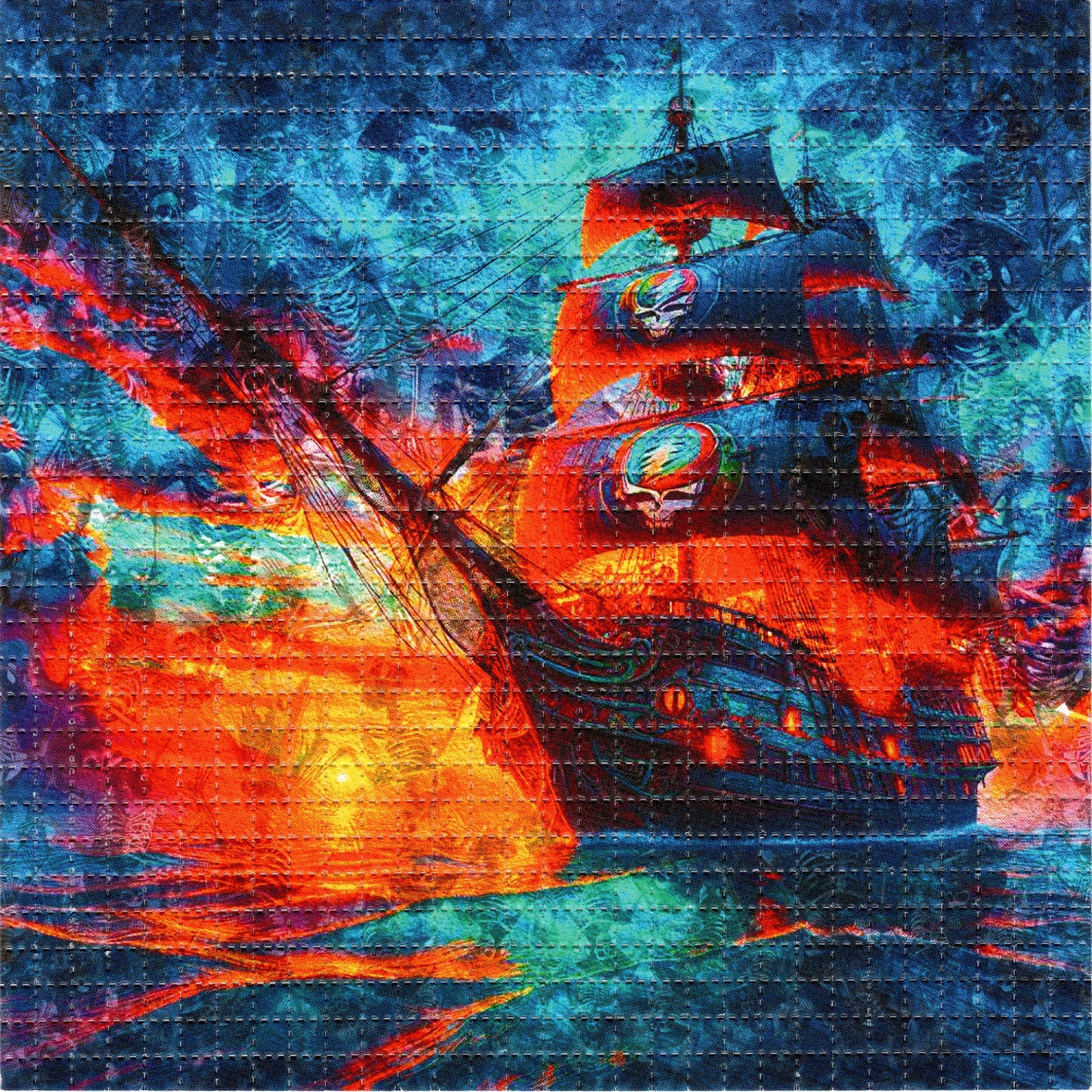 Ship Of Fools by Brandon Bennett SIGNED Limited Edition LSD blotter art print