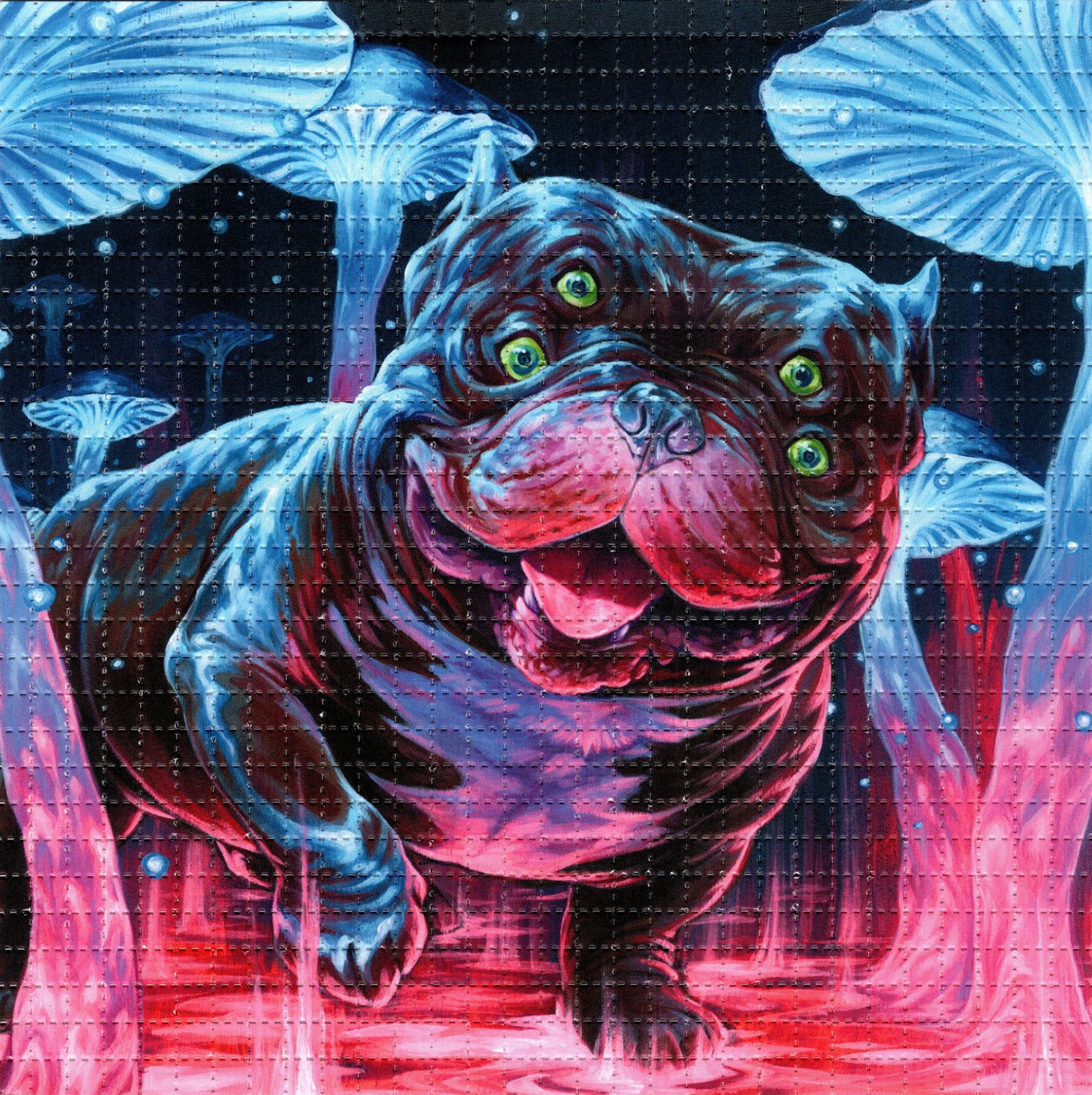 Puddles The Dog by Swartz Brothers Signed Limited Edition LSD blotter art print