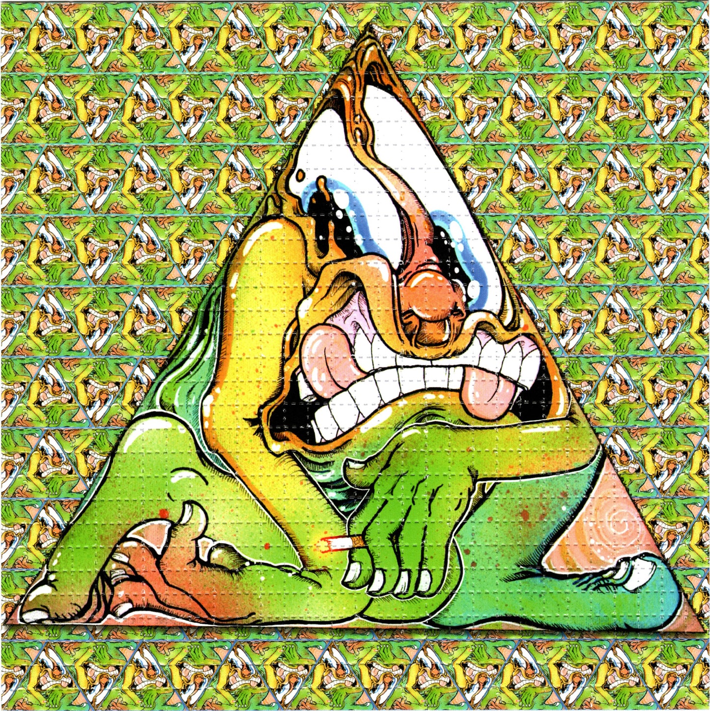 Triangle (Get in where you fit in) by Aaron Brooks - ABrooks Art SIGNED by Aaron Limited Edition LSD blotter art print
