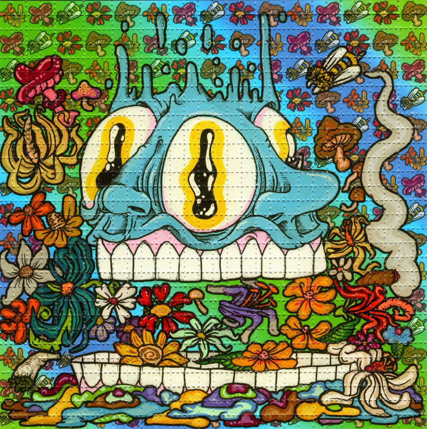 Home Grown by Melty Bros - Aaron Brooks & Vincent Gordon Limited Edition LSD blotter art print