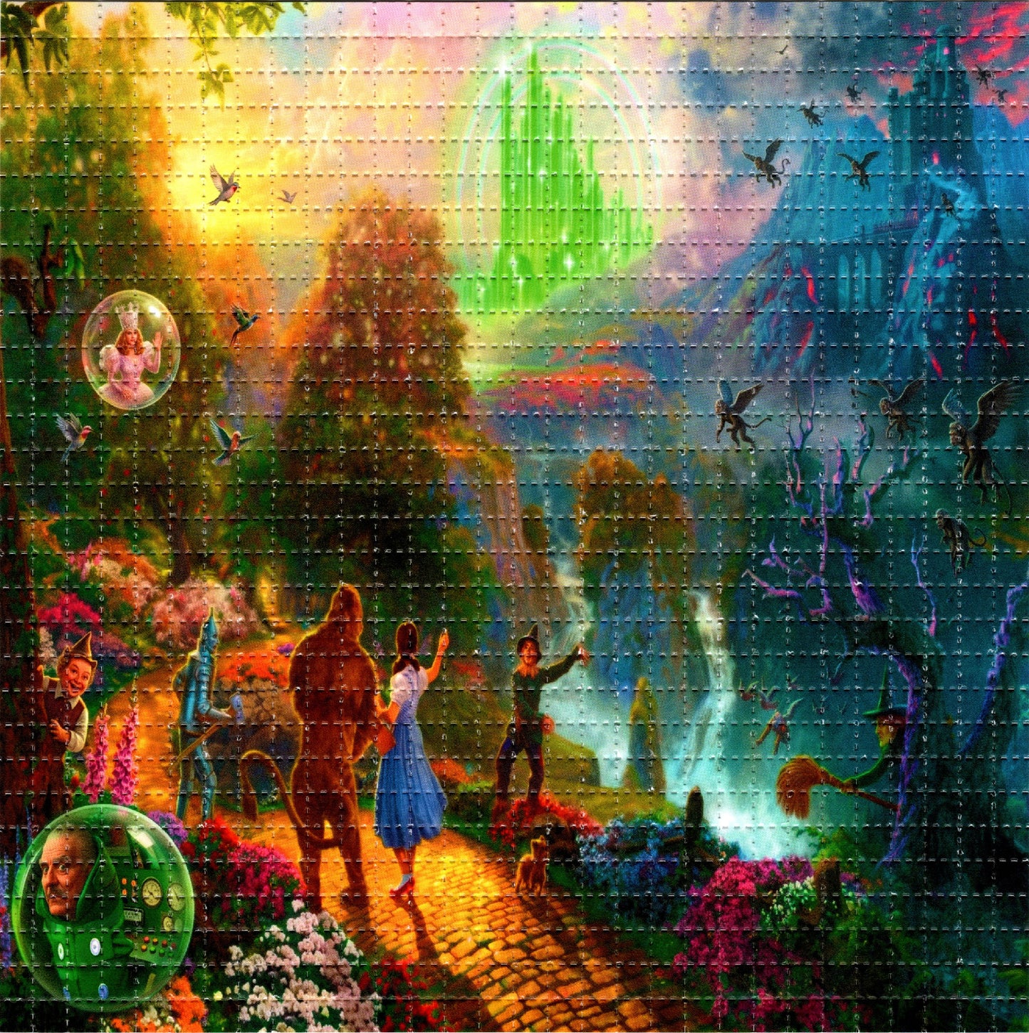 OZ Emerald City V2 LSD blotter art print