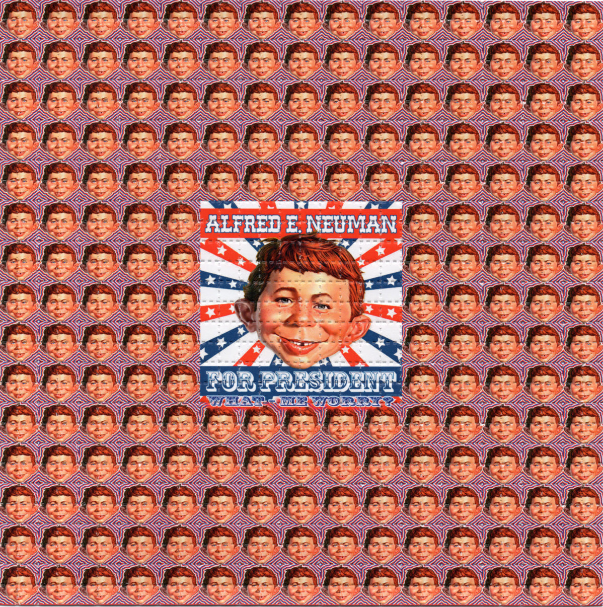 Alfred LSD blotter art print