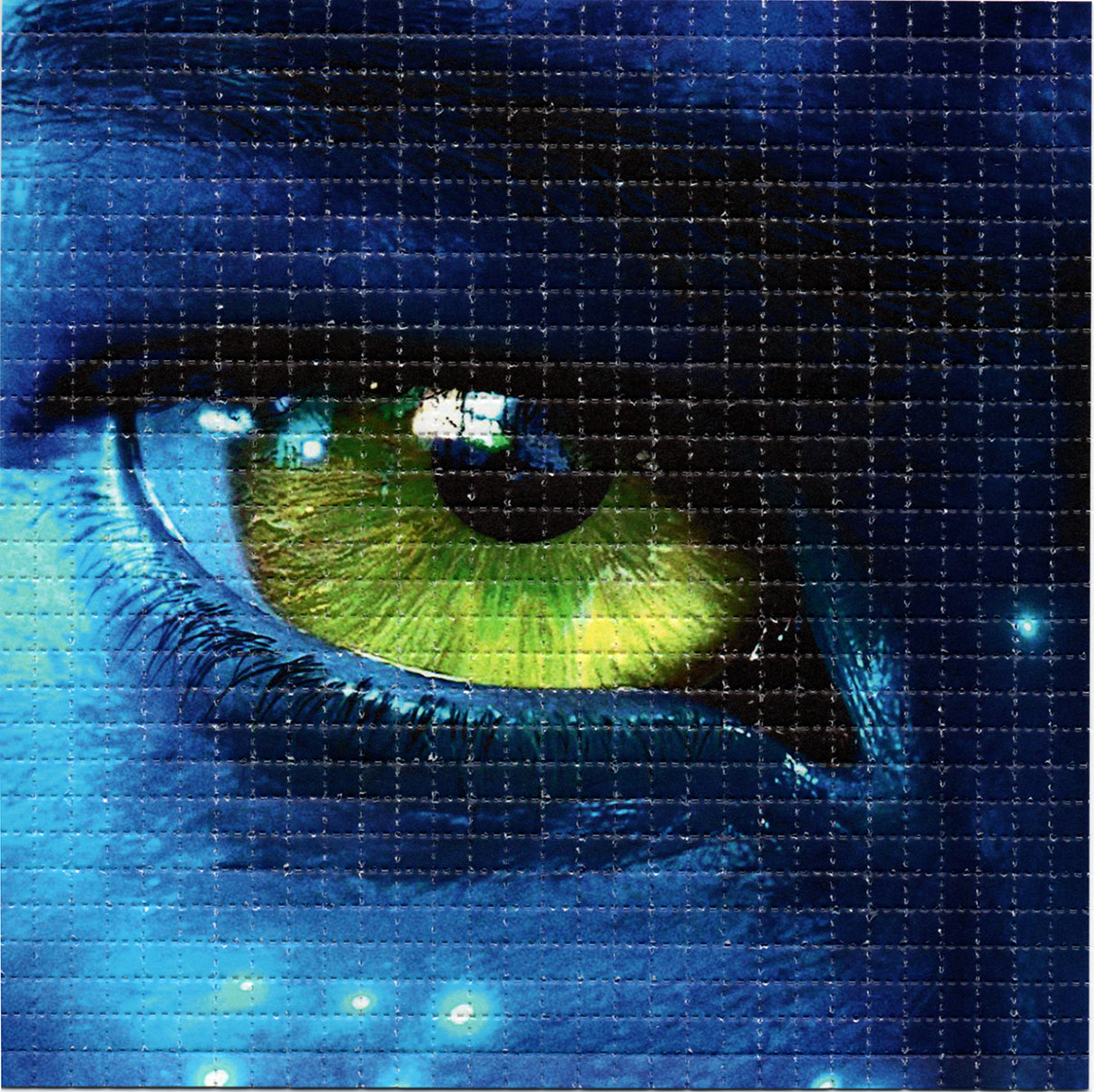 Blue Eye LSD blotter art print