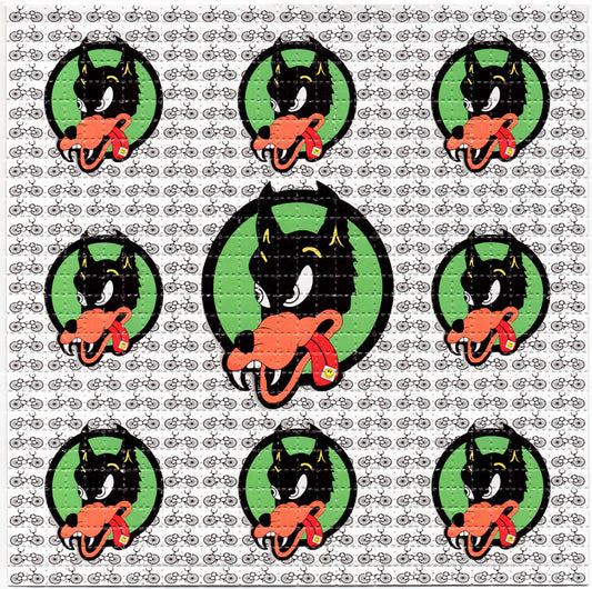 Dire Wolf Tabs LSD blotter art print