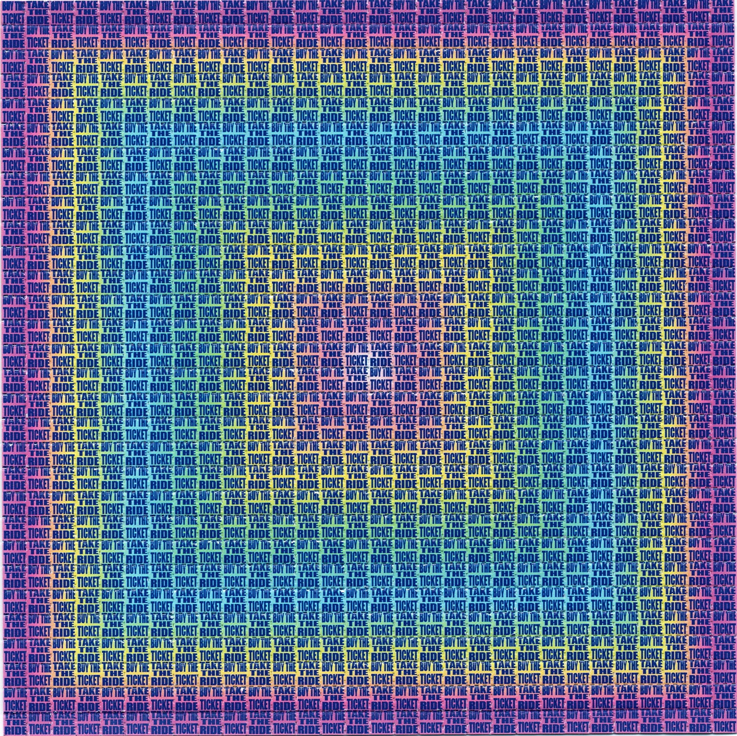 Buy The Ticket Take The Ride LSD blotter art print