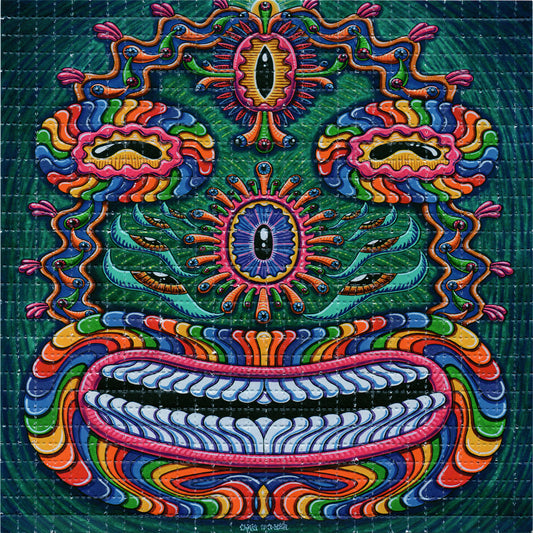 Bribribri by Chris Dyer LSD blotter art print