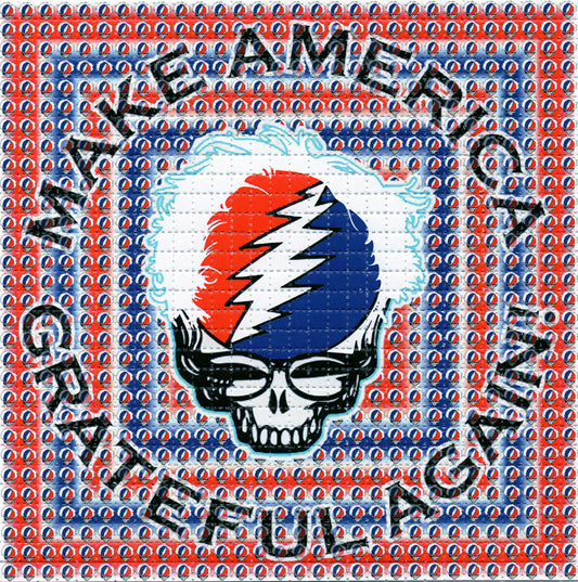 Maga Bernie LSD blotter art print