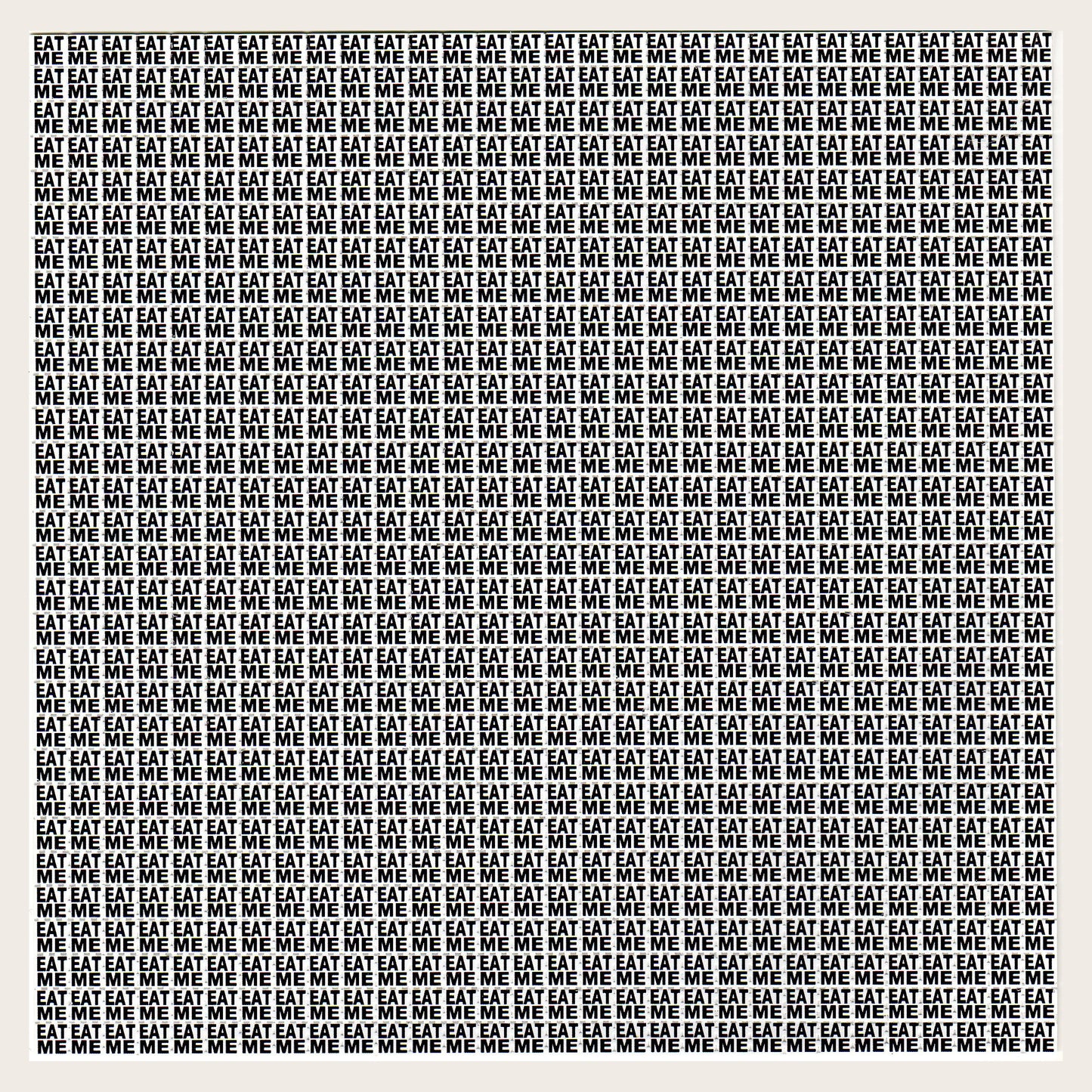 Eat Me Eat Me LSD blotter art print