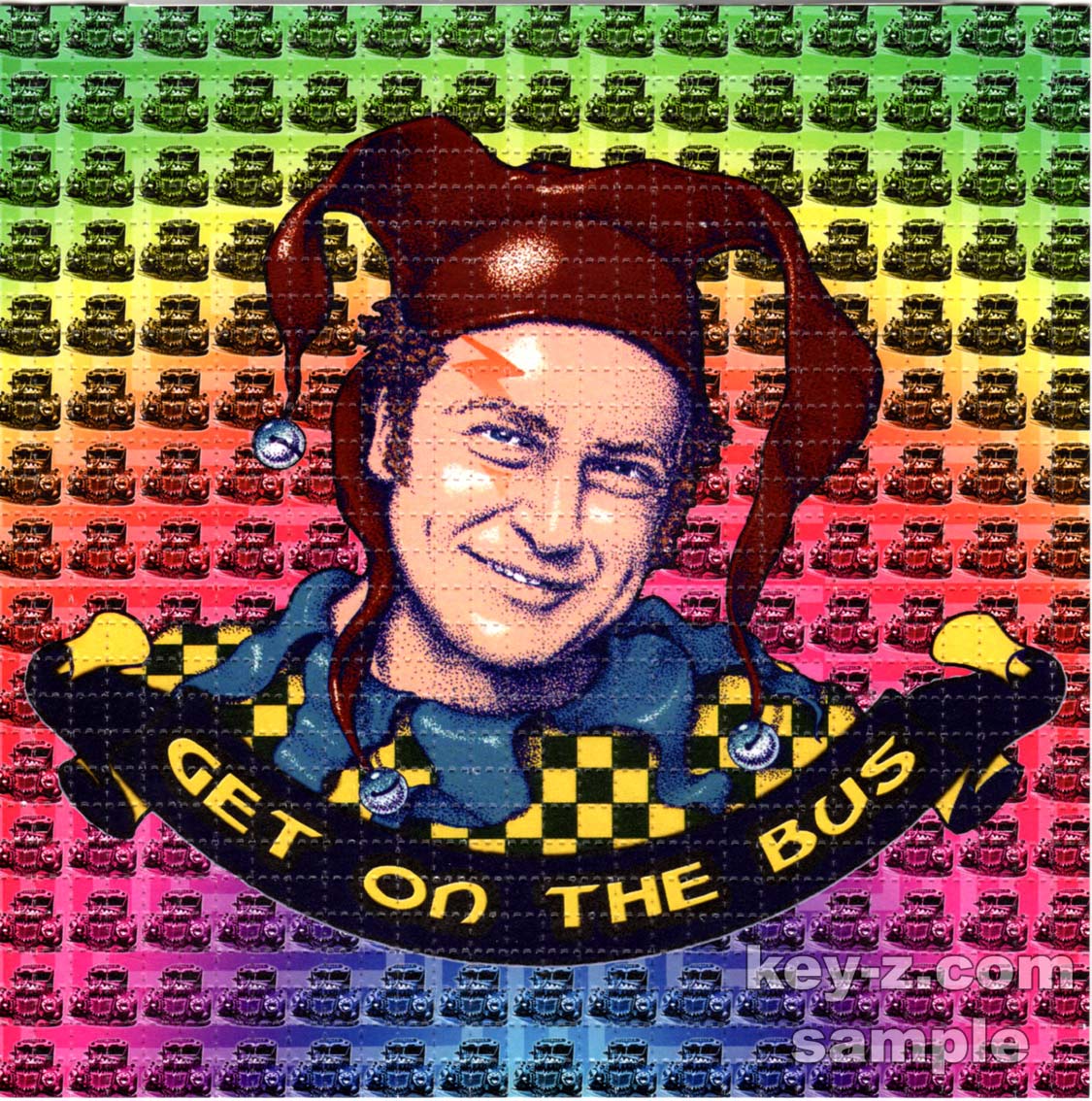 Get On The Bus LSD blotter art print