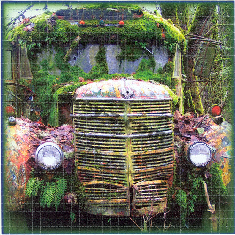 Mossy Original Furthur Bus LSD blotter art print
