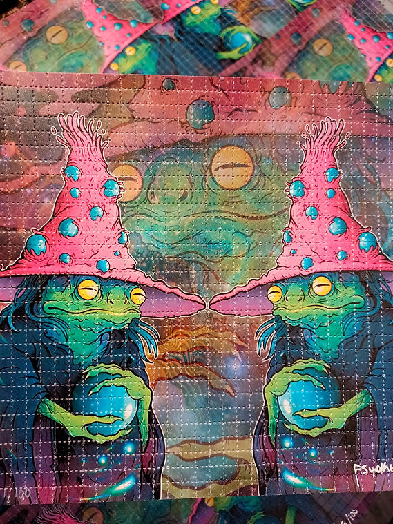 Mibber'vyn by Kodama Psyokami (Arcane Cluster) SIGNED Limited Edition LSD blotter art print