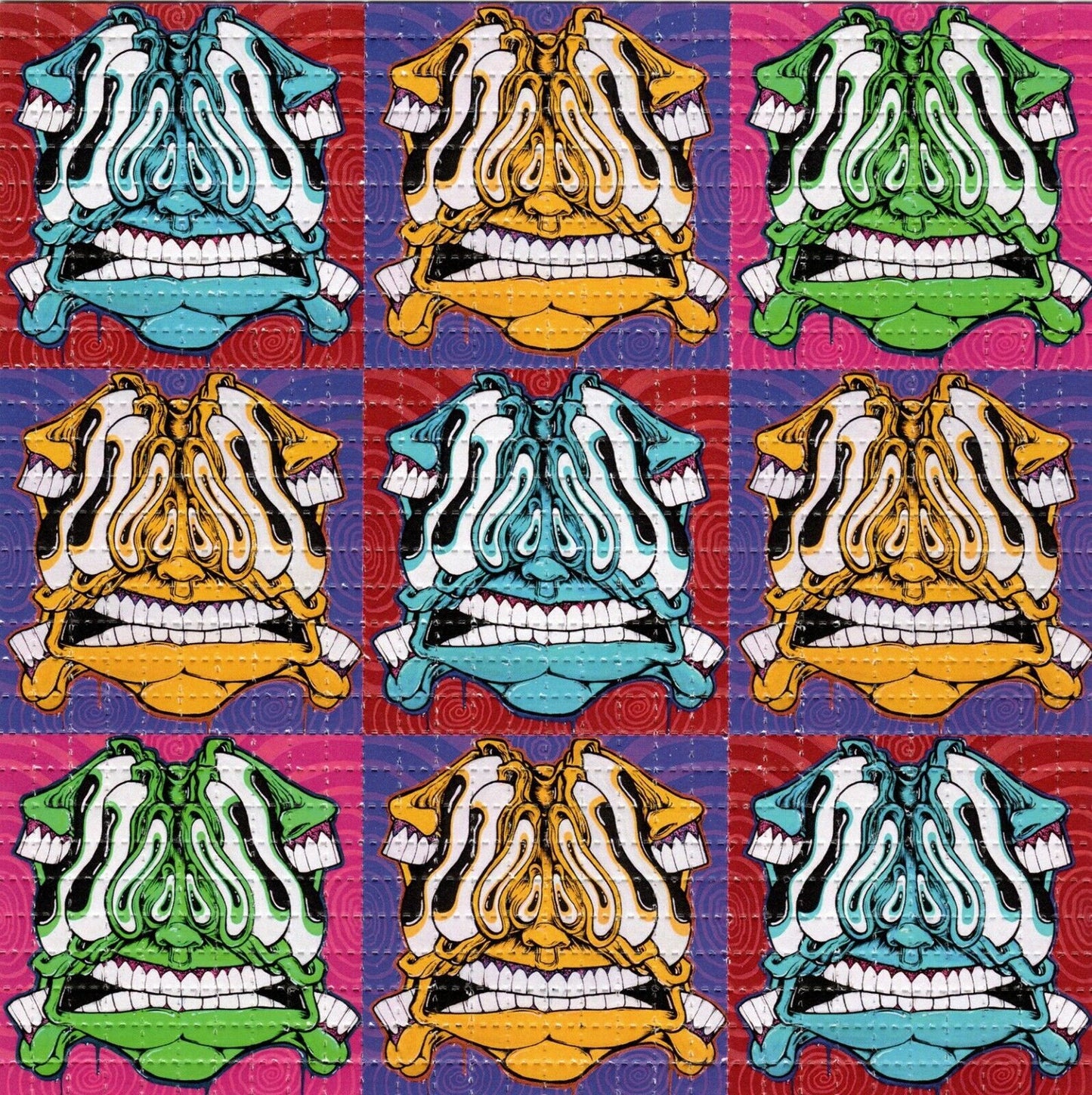 CoNceNtRatE X9 by Aaron Brooks - ABrooks Art SIGNED by Aaron Limited Edition LSD blotter art print