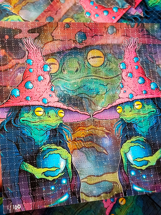 Mibber'vyn by Kodama Psyokami (Arcane Cluster) SIGNED Limited Edition LSD blotter art print