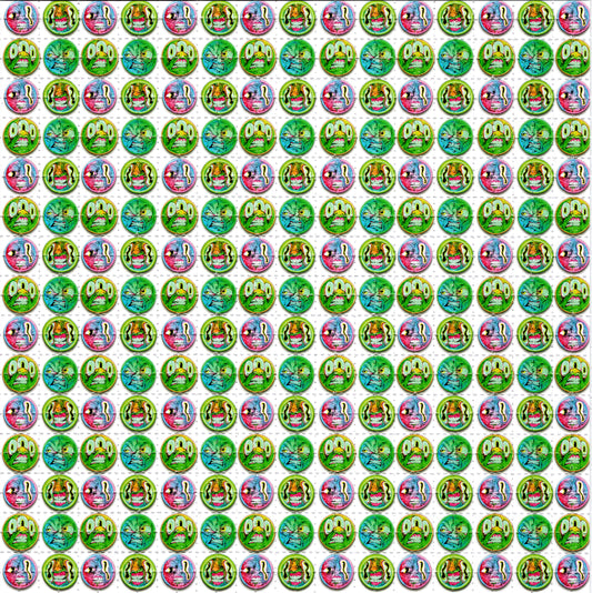 Head Stash by Aaron Brooks - ABrooks Art SIGNED by Aaron Limited Edition LSD blotter art print