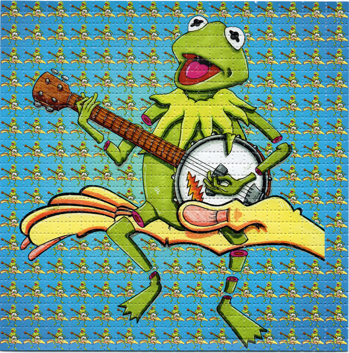 Kermit by Brian Miller Limited Edition LSD blotter art print